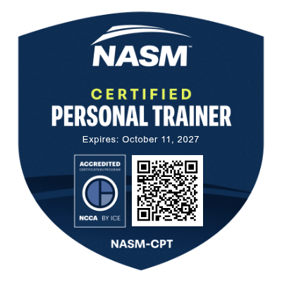 NASM Certified badge